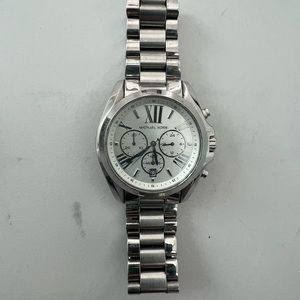 Micheal Kors all silver watch